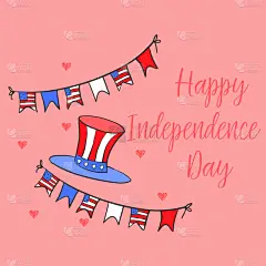 时尚,美国国庆日,贺卡,分离着色,白色,白昼,红色,七月,收集,问候