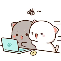 蜜桃猫 头像 表情包 卡通