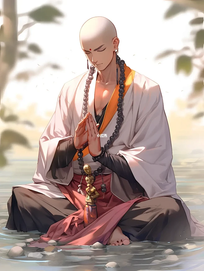 古风玉面和尚
