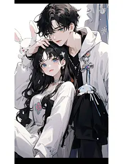 情侣壁纸 | 情侣头像 | 小兔子乖，来摸摸头