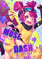 #Muse Dash#  好喜欢小布诺>< 一直想着画一次她的同人，总感觉元气满满啊！今天抽空撸完了！！看了很多大佬都是双手玩...就我一个像握游戏机那样握手机用两拇指打歌的么？！这个游戏太好玩了=3= 艾特下官方霸霸@PeroPeroGames  （//▽//） ​​​​