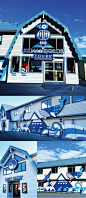 Kenai Fjords Storefront Design : Logo redesign, coffee mug design, storefront design and illustrations created for the number one tourism agency in Kenai Fjords, Alaska: Kenai Fjords Tours.
