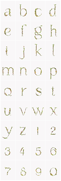 夏天去补钙-采集到字体