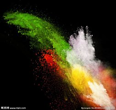 雨果博世采集到烟雾、喷溅、彩绘多彩素材