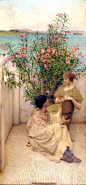 【转载】英国画家劳伦斯·阿尔玛-塔德玛（Lawrence <wbr>Alma-Tadema）作品欣赏