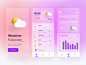  Weather App by Delip Nugraha Weather App - Mobile UI by Asif Howlader Dark weather app by GoProtoz - Design Studio Weather App Concept by Yana Knyzhnyk Mobile UI #5. Weather app...