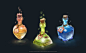 Magic bottle : magic potions for the game@北坤人素材