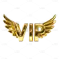 促销系列立体感金属光感VIP图标