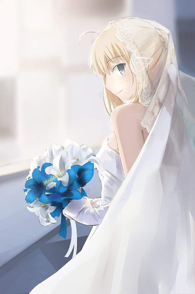 saber婚纱bymagicianssaberfatestaynightp站