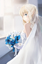 【Saber婚纱！】by：Magicians Saber，Fate/stay night， p站
