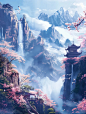 这也太美了吧！漫步人间仙境，梦回千年红尘_9_AI蒙太奇_来自小红书网页版