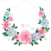 小清新剪纸花朵元素