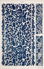 中国传统青花蓝图纹设计
