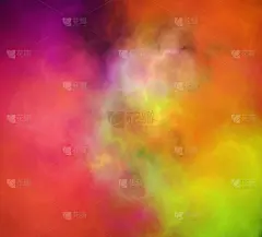 三维抽象分形插画背景创意设计