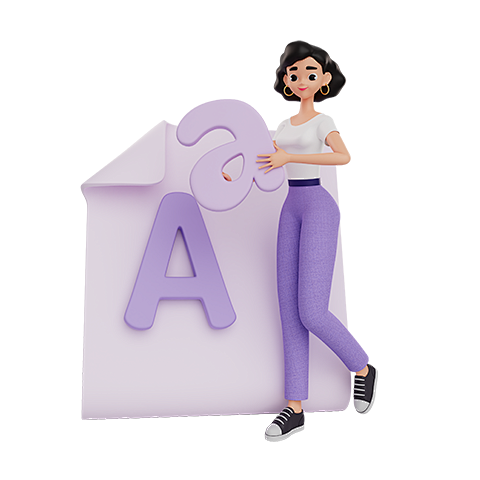 卡通3d立体办公商务职场高清免抠女设计师...