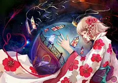 【白树插画】白树，江苏 南京的姑娘。新锐插画家，在《新蕾》、《小说绘》、《许愿草》等杂志都有发表插画。毕业于南京艺术学院 艺术设计专业。家有一只小猫 两只米女。画风因温暖、清新、自然、以及有淡淡的忧伤，而深受大家喜爱。作者作品入围第6届OACC金龙奖 插画作品《呼吸》在第7届金龙奖获得最佳插画提名 插画作品《裘蝶》 　　2011出版个人画集《翼》
相册创建：2013年1月6日