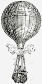 热气球高清素材 创意热气球 卡通热气球 手绘热气球 黑白热气球 免抠png 设计图片 免费下载