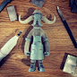 UpTeMPO // HANDS IN FACTORY 在 Instagram 上发布：“W.I.P Barber Black Jack 

#handsinfactory #horns #runninghorns #arttoy #toy #figure #아트토이 #토이 #피규어 #barber” : 359 次赞、 3 条评论 - UpTeMPO // HANDS IN FACTORY (@a.k.a_uptempo) 在 Instagram 发布：“W.I.P Barber Black Jack