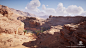 Assassin's Creed Origins Huge Canyon, Sebastien Primeau : Here are some landscape composition I did for AC Origins. 

Special thanks to these talented and amazing artists who provided such beautiful organic props:

Guillaume Croteau (Rocks Modeling)
Alexi