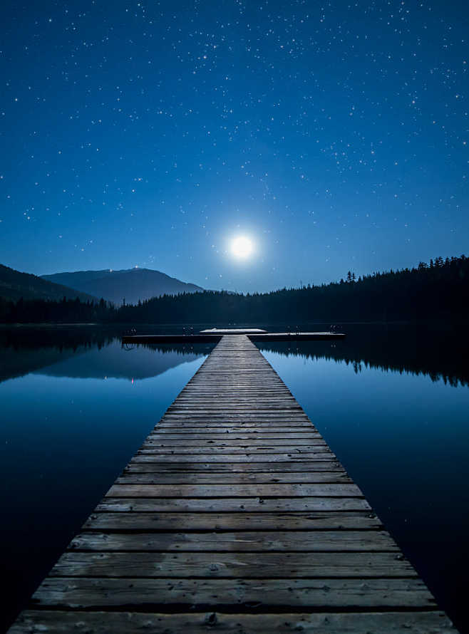 Moonlight Dock by Ja...