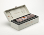 Fancy Gold Foil Textured Box Packaging (creative place for a booklet) // here design