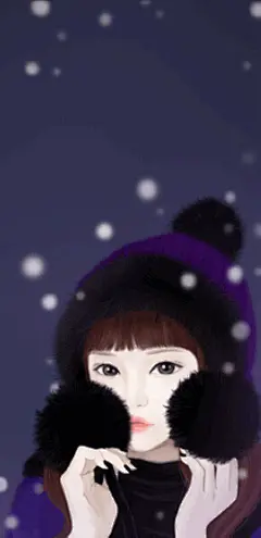 彼岸花。IPhone壁纸，唯美，手绘。