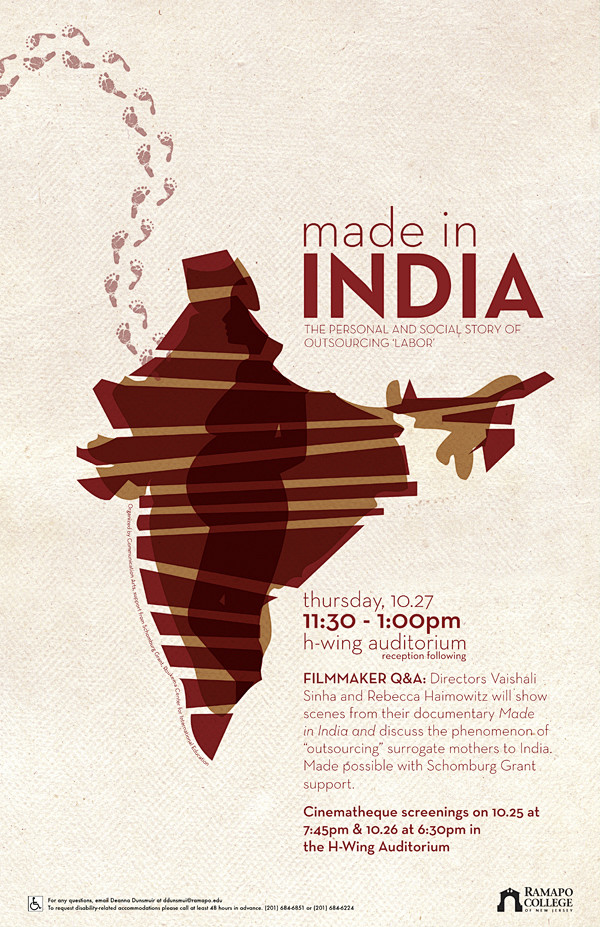 Made in India海报设计 文艺...