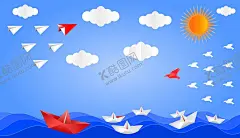 卡通纸飞机纸船背景标志海浪 【酷图网】卡通纸船,卡通纸船素材,纸船,海报素材,广告,纸船素材,图片,包装,插画,插图,素材,元素,矢量,卡通,手绘,标志,logo,简约,图案,图标,纸船插画,矢量纸船,折纸,船,小船,童趣,简笔画,抽象,纸船图案,商务,企业,航行,领航,领航者,起航,乘风破浪,概念,剪纸风,海浪,云朵,纸飞机,海鸥
