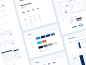 BlueVine Product - Style Guide finance ui visual system style guide web app design ui-kit product design