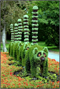 80个极美植物雕塑-tooook