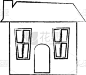分离着色,建筑外部,房屋,图标,商务,传统,闪亮的,城镇,发展,设计