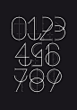 Numerografía - Yorokobu : Numbers designed for a Yorokobu magazine section called "Numerografía".