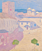 Spyros Papaloukas（1892-1957）轻松温柔的色调 ​​​​