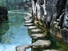 黄果树大瀑布、兴义马岭河大峡谷、万峰林八卦田、屯堡古镇双卧七,北京到安顺旅游线路