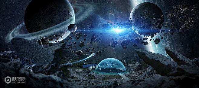 星际太空舱 宇宙飞船-科技-摄影图库素材-酷图网