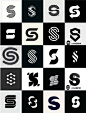 灵感采集⭐300个字母 S元素图形logo设计分享