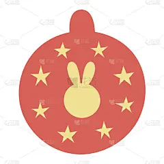 圣诞玩具为圣诞树，球有图案。手绘矢量插图。传统节日的象征