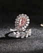 【璀璨】18K金 1.04克拉南非粉钻石戒指 火彩明亮 净度高 GIA证书-淘宝网