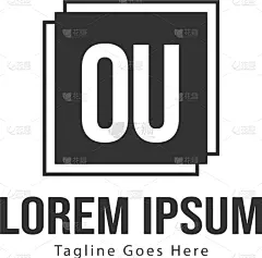 模板,品牌名称,极简构图,边框,商务,字母,信函,现代,市场营销,复古
