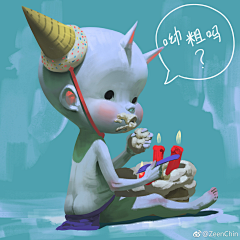 Bardliu采集到2D角色设计