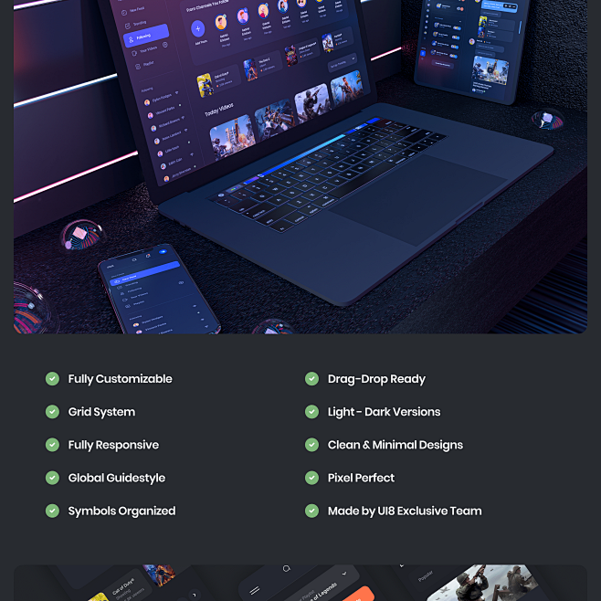 Unity Gaming UI Kit