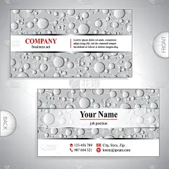 万能灰色豪华名片。