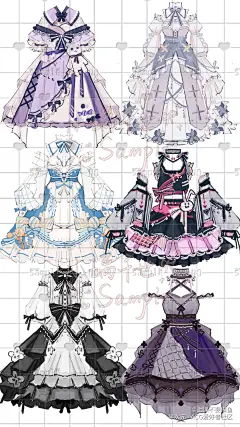 oc服装设计参考-其它图片大全-oc服装设计参考-其它高清好看的图片--花瓣浮九winan的画板