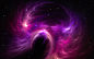 General 2560x1600 space purple galaxy stars 3D space art