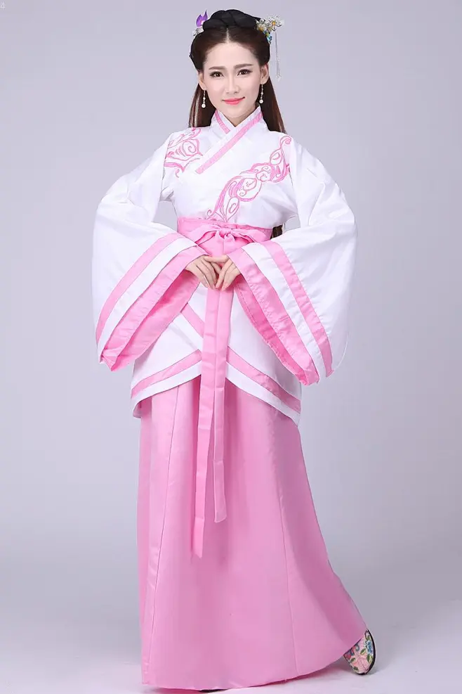 传统汉服女古装成人礼宫廷曲裾汉朝服装儒裙原创汉唐民族风云中歌-淘宝网-花瓣网