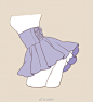 9种褶皱短裙的素材参考~
P站画师なななのか,pid=11378656@板绘菌 ​​​​