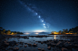夜晚星空高清摄影图片