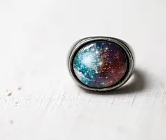 设计师手工戒指 星系
