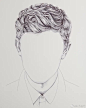 各种发型绘画练习 ❤️头像速写 素描中头发的地位举足轻重，起码人家面积大呀~一起来跟着画一画吧（作品出自新西兰艺术家：Henrietta Harris ）

#发量比拼大赛# #手绘# #画画教程# ​​​​
