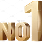 常规3D哑光金属TOP1贴纸